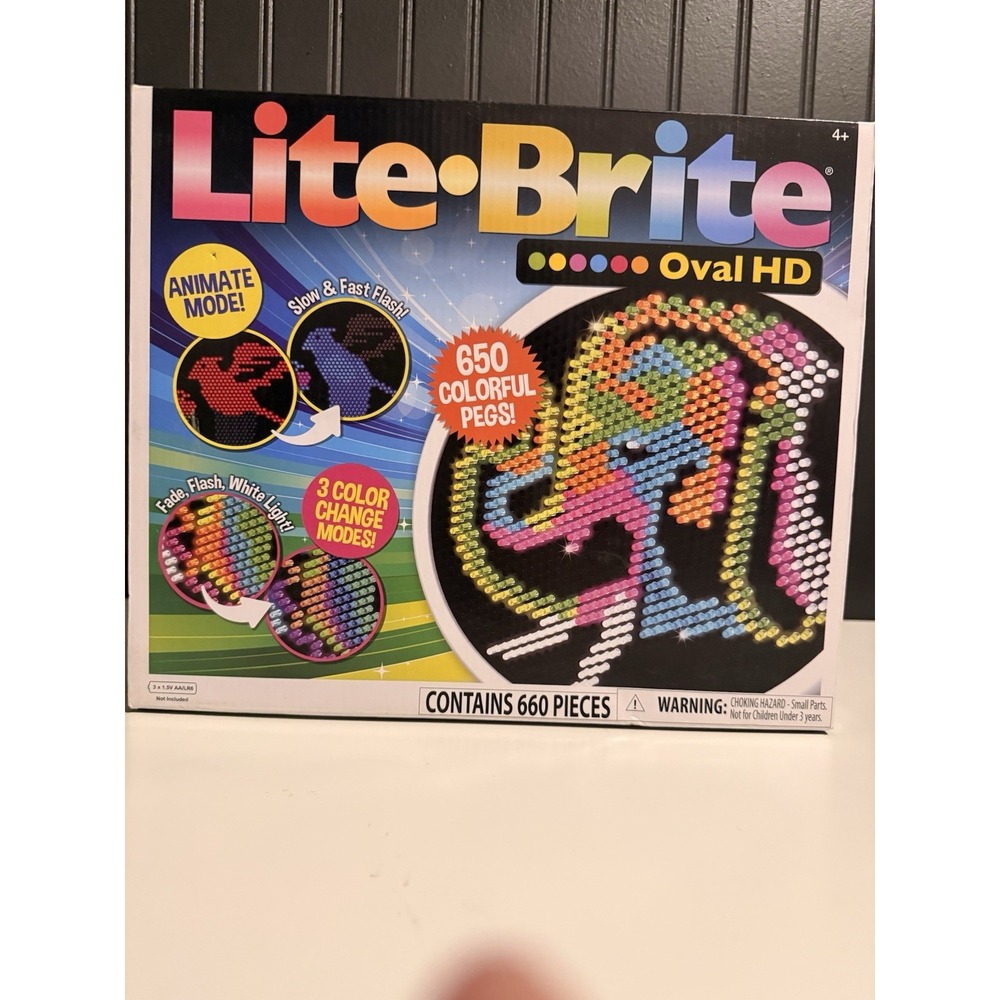 Lite Brite Bright High Definition Oval Light Up Toy Great Gift for Girls &Boys